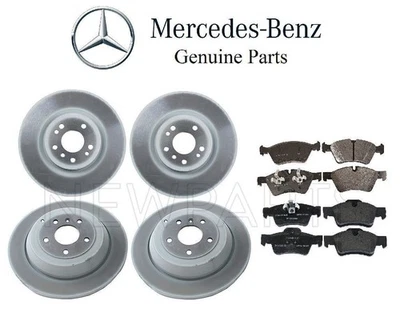 For 2008 2009 Mercedes-Benz ML320 Front & Rear Brake Disc Rotors w/ Pads Kit OES - Image 1 of 4