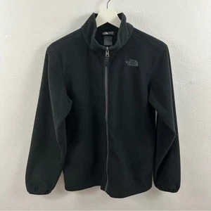 The North Face Fleece Black Jacket Boys Size L - Picture 1 of 4