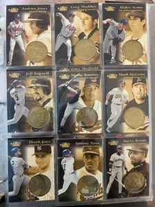 1997 Pinnacle Mint Collection Complete Sets-Binder- Baseball- COINS - Picture 1 of 5