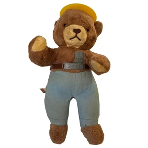 Juguete de peluche de 18" ideal de colección de los años 50 con sombrero y cinturón guardabosques EE. UU. - Imagen 1 de 14