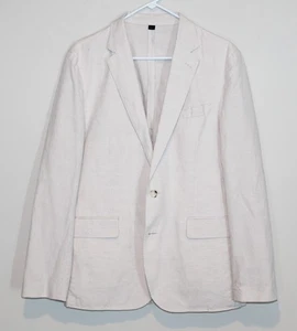 J. Crew Ludlow Slim-Fit Unstructured Jacket Irish Cotton Linen Blend Cream 40R - Picture 1 of 9