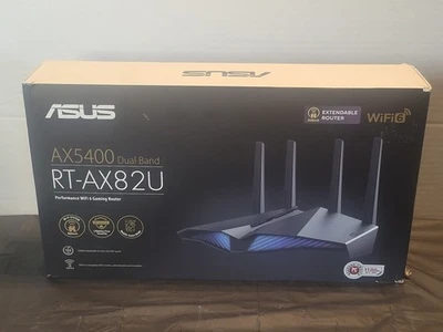 ASUS RT-AX82U AX5400 Dual-Band WiFi 6 Gaming Router - NEW - Image 1 of 4