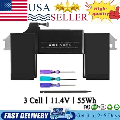 A1965 A1932 A2179 Battery For MacBook Air 13 Inch Retina Early 2018 2019 2020 - Image 1 of 4