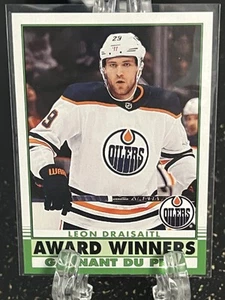 LEON DRAISAITL----2020-21 O PEE CHEE----AWARD WINNERS----OILERS---FREE SHIPPING - Picture 1 of 2