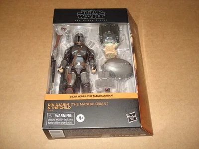 Hasbro Star Wars The Black Series "Din Djarin The Mandalorian & Child Grogu" NUEVO Foto 1 de 4