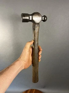 Vintage USA Blue Point 32oz Ball Peen Hammer 15.5" Wood Handle Tools Made Pien - Picture 1 of 10