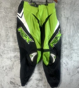 FOX Racing FSX Motocross Pants Adult Size 34 Green Black Dirt Bike M - Picture 1 of 8