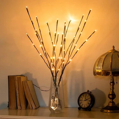 Vanthylit 3PK 30" galhos de galho marrom iluminados Pathway  - Imagem 1 de 4