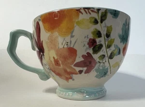 The Pioneer Woman Willow Floral Bowl Taza Jumbo Grande Café Té Taza Floral 26 OZ - Imagen 1 de 23