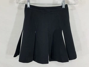 Vintage 70's CHEERLEADING SKIRT Custom Made Cheerleader Black White GIRLS 6-7 - Picture 1 of 8