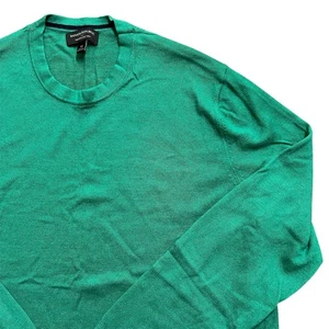 Suéter Banana Republic Premium Luxe Hilo Cuello Redondo Verde XL Ropa de Hombre - Imagen 1 de 7