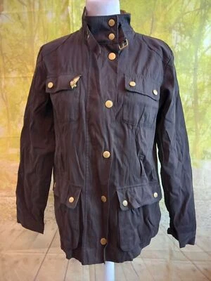 Bob Timberlake brown polyester cotton zip up Jacket. UK men's size Medium - Image 1 of 4