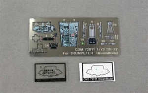 Dream DE-72011 1/72 Su-27 Flanker Cockpit Color Photo Etches for Trumpeter - Picture 1 of 1