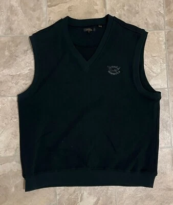 Golf Sweater Vest Monterey Club Adult XL Black - Image 1 of 4