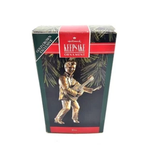 Hallmark 1992 Elvis Presley Brass-Plated Gold Crown Exclusive Christmas Ornament - Picture 1 of 4