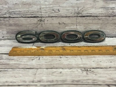 复古庞蒂亚克 6000 徽章徽章标志 - 二手!    InvB — 第 1/2 张图片