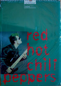 Red Hot Chili Peppers Kalender 1994 Spiralbindung 30 x 42 cm 12 tolle Poster 
