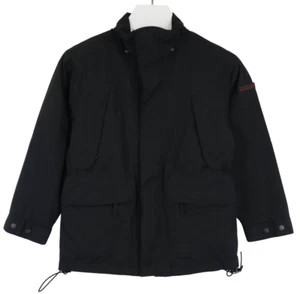 GANT Sport Parka Jacket Boy's 134 / 140 CM Adjustable Black Logo Zipped Pockets - Picture 1 of 15