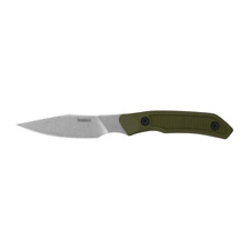 Kershaw Knives Deschutes Caper 1882 D2 Steel Olive Rubber Fixed Blade Knife