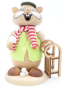 Kuhnert - Auténtico Montes Metálicos Hámster Fumador, Figura, Hombre 18 cm - Rodler - Imagen 1 de 10
