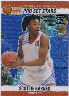 2021 Pro Set Sports Metal Stars Red Mojo #7 Scottie Barnes - Rookie RC - Image 1 of 2