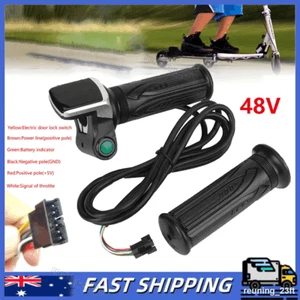 48V E-bike Speed Control Twist Throttle Grip LCD Display for Electric Scooter - Picture 1 of 11