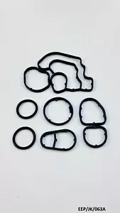 Oil Cooler Complete Gasket Set for Jeep Wrangler JK 2.8CRD 2007-2018 EEP/JK/063A - Foto 1 di 4