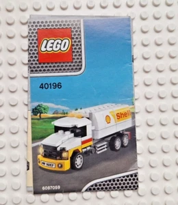 LEGO Werbeartikel: Shell Benzintanker (40196) nur V-Power Anleitung - Bild 1 von 1