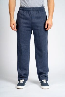 27" 29" 31"Length Carabou Joggers Bottoms Open Hem Pants Jogging Sports Walking - Image 1 of 4
