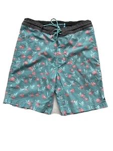 RipCurl Swim Trunks Mens 30 Palm Trees Side Pocket Lay Days Board Shorts Surfing - Picture 1 of 10