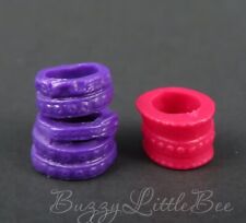 Monster High Doll Avea Trotter Freaky Fusion Pair of Red & Purple Bracelets