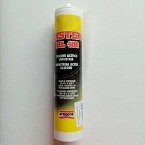 Arexons 310ml silicone acetico industria SIL400 alta temperatura trasparente - Foto 1 di 6