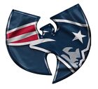 Wu-Tang Clan New England Patriots Logo Sticker Decal Vinyl Football Jersey Brady