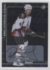 2000-01 ITG Be A Player Signature Series Dmitri Kalinin Dimitri #7 Auto
