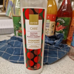 Avon Care Festive Apple And Black Cherry Hydrating Body Wash - Picture 1 of 2