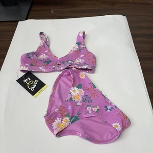 Girl’s Art Class Swimming two piece bathing suit Size XS 4/5 UPF 50+ - Picture 1 of 12