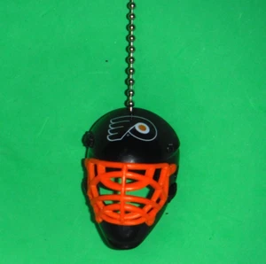 PHILADELPHIA FLYERS CEILING FAN PULL CHAIN GOALIE MASK HELMET - Picture 1 of 2