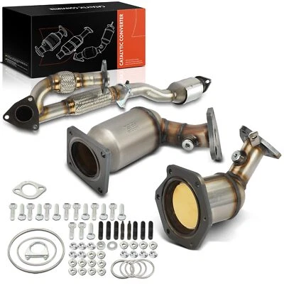 3x Convertidor catalítico delantero y trasero para Nissan Altima 2007-2018 V6 sedán de 3,5 L Foto 1 de 4
