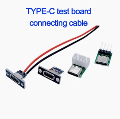 TYPE-C Female Seat Fixed Plate Data Interface USB Male-Female Head Test Board - Image 1 of 4