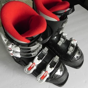 Nordica GPTJ Ski Boots 19-20.5 Mondo Unisex Youth Black/Red - Picture 1 of 7