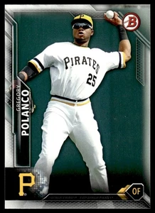 2016 Bowman Gregory Polanco Pittsburgh Pirates #71 - Picture 1 of 2