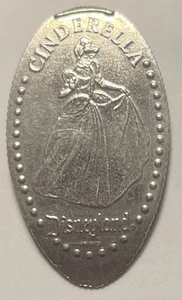 PRINCESS CINDERELLA in BALL GOWN ELONGATED PRESSED QUARTER NOT PENNY DISNEY - Picture 1 of 1