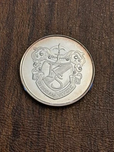 2002 Saturn .999 Fine Silver Doubloon- Mardi Gras Krewe Favor - Picture 1 of 2
