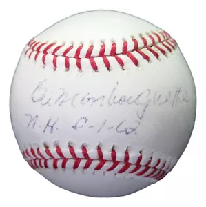 Bill Monbouquette Signed Autograph Baseball OML Ball "NH 8-1-62" Tristar 7091100 - Picture 1 of 3