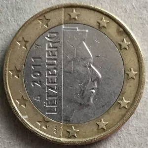European Union Luxembourg 2011 1 Euro coin - Picture 1 of 2