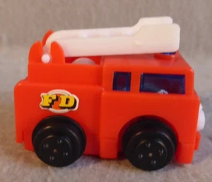 Wind Up Fire Truck No. 1608 C & D Industries Limited FD Red Plastic Toy 1980 - Picture 1 of 5
