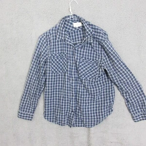 Denim and Supply Ralph Lauren Shirt Mens Large Blue Checkered Preppy Workwear - Picture 1 of 11