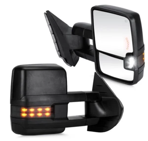 Youxmoto Towing Mirrors Fits 2007-2013 for Chevy for GMC; Silverado Sierra 1500 - Foto 1 di 18