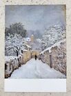 Sisley - Snow At Louveciennes - Paris - Vintage Postcard Pc060