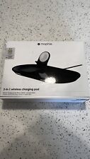 mophie 3 In 1 Wireless Charging Pad - Black